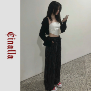 Ao-Corset-Cup-Nguc-Kem-Ao-Cardigan-Dang-Ngan-va-Quan-Ong-Rong-Ke-Sọc